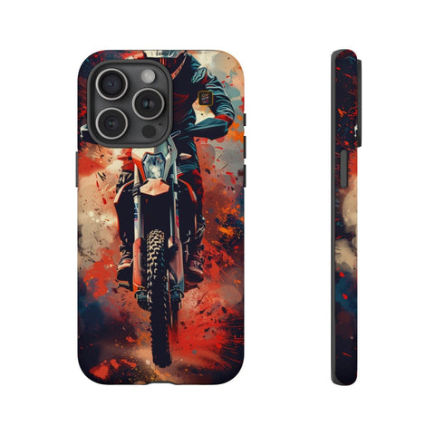 iPhone 14 | 14 Pro | 14 Plus | 14 Pro Max | 15 | 15 Pro | 15 Plus | 15 Pro Max β Dirtbike,Energy,Graffiti,Rider β front-and-side