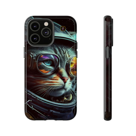iPhone 14 | 14 Pro | 14 Plus | 14 Pro Max | 15 | 15 Pro | 15 Plus | 15 Pro Max β Astronaut,Cosmic,CosmonautKitty,VibrantEyes β front-and-side