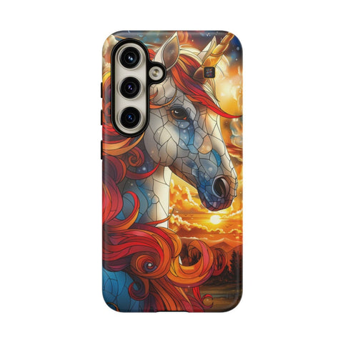 Galaxy S22 | S22 Plus | S22 Ultra | S23 | S23 Plus | S23 Ultra | S24 | S24 Plus | S24 Ultra β Enchantment,Fantasy,StainedGlass,Unicorn β front