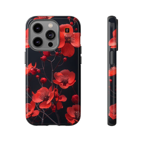 iPhone 14 | 14 Pro | 14 Plus | 14 Pro Max | 15 | 15 Pro | 15 Plus | 15 Pro Max β Blossom,Cherry,Floral,Elegance β front-and-side