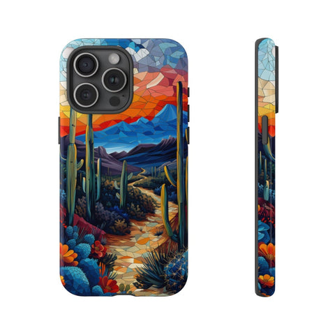 iPhone 14 | 14 Pro | 14 Plus | 14 Pro Max | 15 | 15 Pro | 15 Plus | 15 Pro Max β Artistic,Cacti,Desert,Sunset β front-and-side