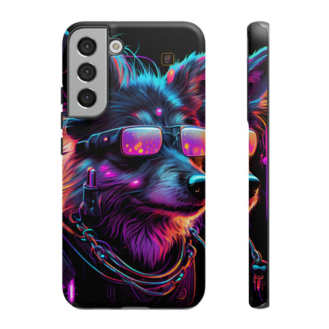 Galaxy S22 | S22 Plus | S22 Ultra | S23 | S23 Plus | S23 Ultra β Cyberdog,Neon,Glasses,Sunglasses β front-and-side