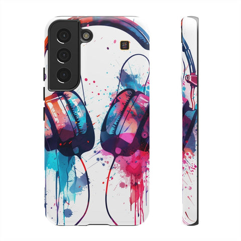 Galaxy S22 | S22 Plus | S22 Ultra | S23 | S23 Plus | S23 Ultra | S24 | S24 Plus | S24 Ultra β Artistic,Headphones,Splash,Vibrant β front-and-side