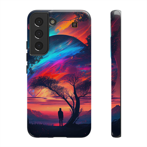 Galaxy S22 | S22 Plus | S22 Ultra | S23 | S23 Plus | S23 Ultraβ Dreamscape,Planetscape,Silhouette,Twilight β front-and-side