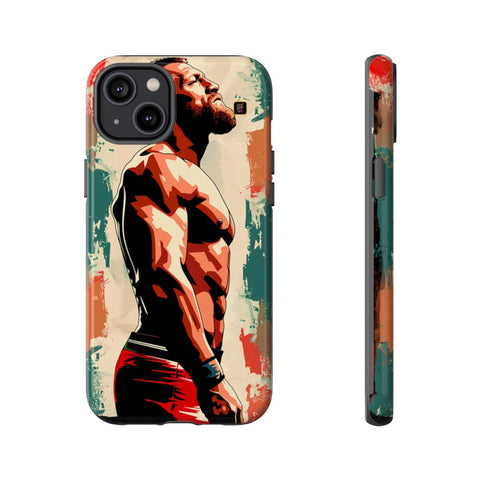 iPhone 14 | 14 Pro | 14 Plus | 14 Pro Max | 15 | 15 Pro | 15 Plus | 15 Pro Max β Beard,Fighter,Portrait,RetroWave β front-and-side
