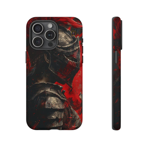 iPhone 14 | 14 Pro | 14 Plus | 14 Pro Max | 15 | 15 Pro | 15 Plus | 15 Pro Max β Armor,Knight,Medieval,RedPlume β front-and-side