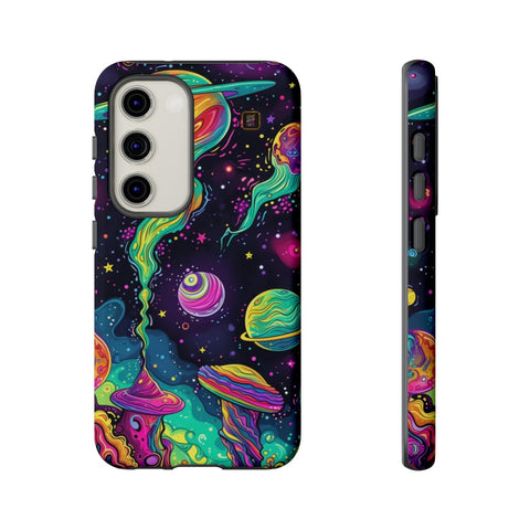 Galaxy S22 | S22 Plus | S22 Ultra | S23 | S23 Plus | S23 Ultra | S24 | S24 Plus | S24 Ultra – Cosmic,Enchanted,Planets,Vibrant – front-and-side
