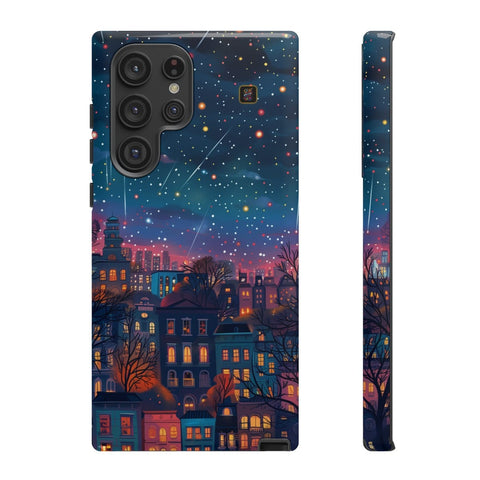 Galaxy S22 | S22 Plus | S22 Ultra | S23 | S23 Plus | S23 Ultra | S24 | S24 Plus | S24 Ultra β Buildings,GlowingNight,ShootingStars,Trees β front-and-side