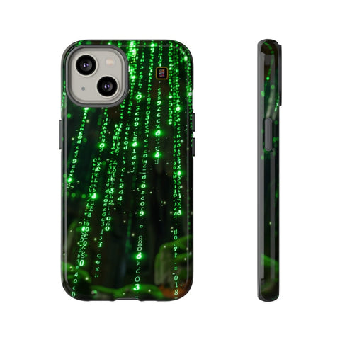 iPhone 14 | 14 Pro | 14 Plus | 14 Pro Max | 15 | 15 Pro | 15 Plus | 15 Pro Maxβ Cybernetic,Matrix,Numbers,Technology β front-and-side