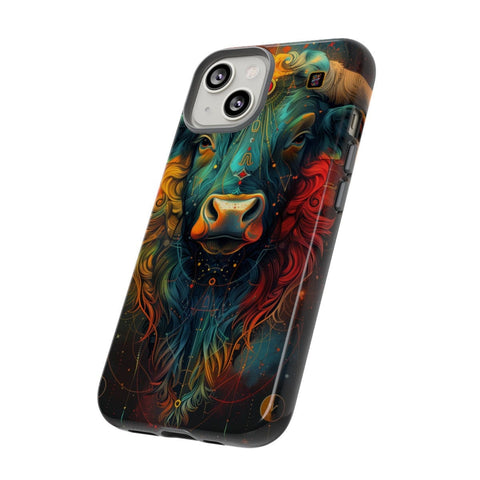 iPhone 14 | 14 Pro | 14 Plus | 14 Pro Max | 15 | 15 Pro | 15 Plus | 15 Pro Maxβ Astrology,Bull,Colorful,Taurus β side