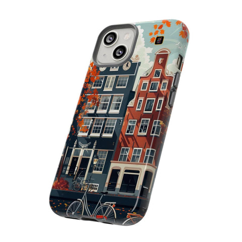 iPhone 14 | 14 Pro | 14 Plus | 14 Pro Max | 15 | 15 Pro | 15 Plus | 15 Pro Maxβ Autumn,Fall,Amsterdam,Bicycles β side
