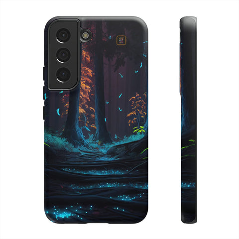 Galaxy S22 | S22 Plus | S22 Ultra | S23 | S23 Plus | S23 Ultra β Bioluminescent,Enchanted,Fantasy,Nightforest β front-and-side