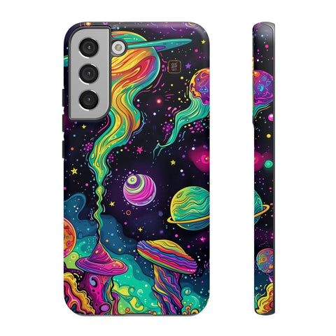 Galaxy S22 | S22 Plus | S22 Ultra | S23 | S23 Plus | S23 Ultra | S24 | S24 Plus | S24 Ultra – Cosmic,Enchanted,Planets,Vibrant – front-and-side