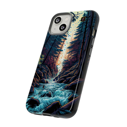 iPhone 14 | 14 Pro | 14 Plus | 14 Pro Max | 15 | 15 Pro | 15 Plus | 15 Pro Max– BlueSky,Cinematic,Redwoods,Rapids – side
