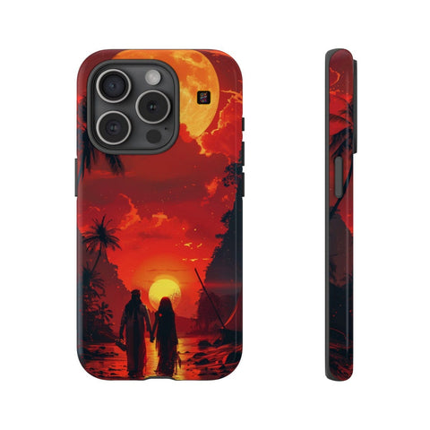 iPhone 14 | 14 Pro | 14 Plus | 14 Pro Max | 15 | 15 Pro | 15 Plus | 15 Pro Max β Arabian,DesertRomance,PalmTrees,Sunset β front-and-side