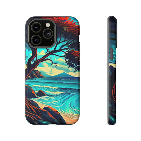 iPhone 14 | 14 Pro | 14 Plus | 14 Pro Max | 15 | 15 Pro | 15 Plus | 15 Pro Max β Beach,Enchanted,Seascape,Trees β front-and-side