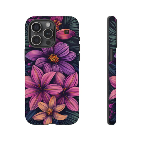 iPhone 14 | 14 Pro | 14 Plus | 14 Pro Max | 15 | 15 Pro | 15 Plus | 15 Pro Max β Colorful,FantasyFlowers,FloralPrint,Vibrant β front-and-side