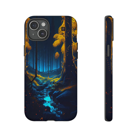 iPhone 14 | 14 Pro | 14 Plus | 14 Pro Max | 15 | 15 Pro | 15 Plus | 15 Pro Max β Bioluminescence,Enchanted,Forest,Wonderland β front-and-side