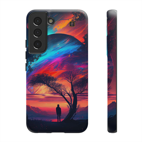 Galaxy S22 | S22 Plus | S22 Ultra | S23 | S23 Plus | S23 Ultra β Dreamscape,Planetscape,Silhouette,Twilight β front-and-side