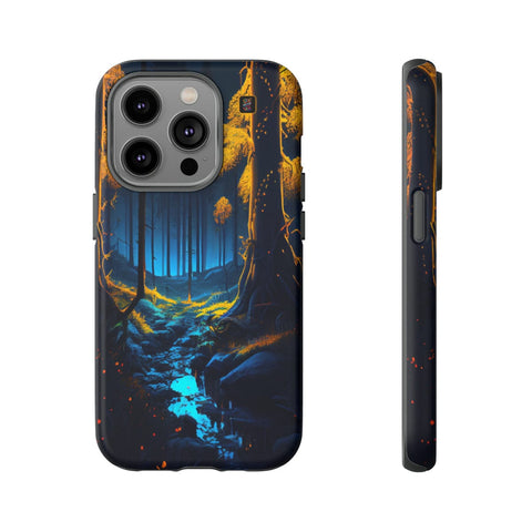 iPhone 14 | 14 Pro | 14 Plus | 14 Pro Max | 15 | 15 Pro | 15 Plus | 15 Pro Max β Bioluminescence,Enchanted,Forest,Wonderland β front-and-side