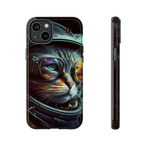 iPhone 14 | 14 Pro | 14 Plus | 14 Pro Max | 15 | 15 Pro | 15 Plus | 15 Pro Max β Astronaut,Cosmic,CosmonautKitty,VibrantEyes β front-and-side