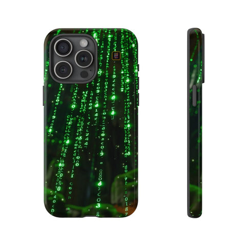 iPhone 14 | 14 Pro | 14 Plus | 14 Pro Max | 15 | 15 Pro | 15 Plus | 15 Pro Max β Cybernetic,Matrix,Numbers,Technology β front-and-side