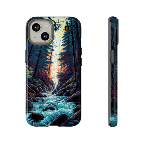 iPhone 14 | 14 Pro | 14 Plus | 14 Pro Max | 15 | 15 Pro | 15 Plus | 15 Pro Max– BlueSky,Cinematic,Redwoods,Rapids – front-and-side