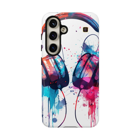 Galaxy S22 | S22 Plus | S22 Ultra | S23 | S23 Plus | S23 Ultra | S24 | S24 Plus | S24 Ultra β Artistic,Headphones,Splash,Vibrant β front