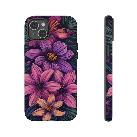 iPhone 14 | 14 Pro | 14 Plus | 14 Pro Max | 15 | 15 Pro | 15 Plus | 15 Pro Max β Colorful,FantasyFlowers,FloralPrint,Vibrant β front-and-side
