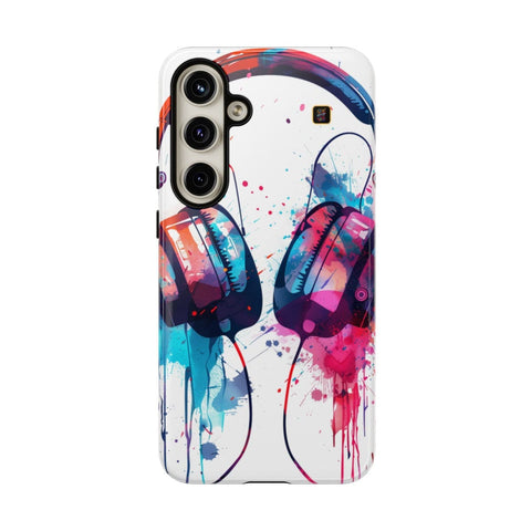 Galaxy S22 | S22 Plus | S22 Ultra | S23 | S23 Plus | S23 Ultra | S24 | S24 Plus | S24 Ultra β Artistic,Headphones,Splash,Vibrant β front