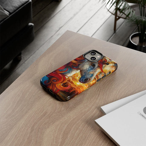 iPhone 14 | 14 Pro | 14 Plus | 14 Pro Max | 15 | 15 Pro | 15 Plus | 15 Pro Maxβ Enchantment,Fantasy,StainedGlass,Unicorn β context