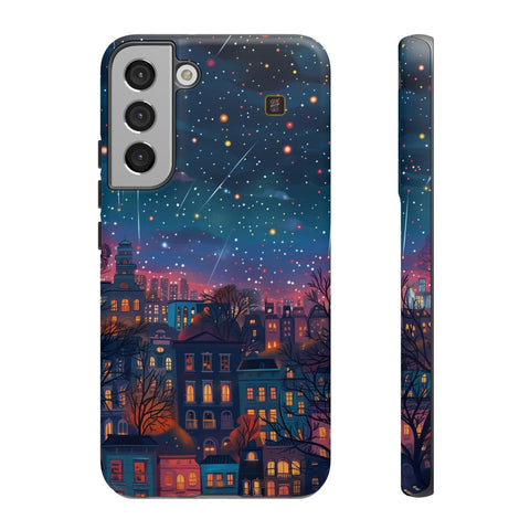 Galaxy S22 | S22 Plus | S22 Ultra | S23 | S23 Plus | S23 Ultra | S24 | S24 Plus | S24 Ultra β Buildings,GlowingNight,ShootingStars,Trees β front-and-side