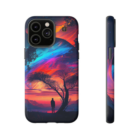 iPhone 14 | 14 Pro | 14 Plus | 14 Pro Max | 15 | 15 Pro | 15 Plus | 15 Pro Max β Dreamscape,Planetscape,Silhouette,Twilight β front-and-side
