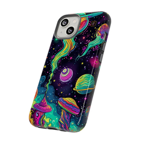 iPhone 14 | 14 Pro | 14 Plus | 14 Pro Max | 15 | 15 Pro | 15 Plus | 15 Pro Max– Cosmic,Enchanted,Planets,Vibrant – side
