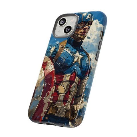 iPhone 14 | 14 Pro | 14 Plus | 14 Pro Max | 15 | 15 Pro | 15 Plus | 15 Pro Max– BlueSky,CaptainAmerica,Dynamic,Shield – side