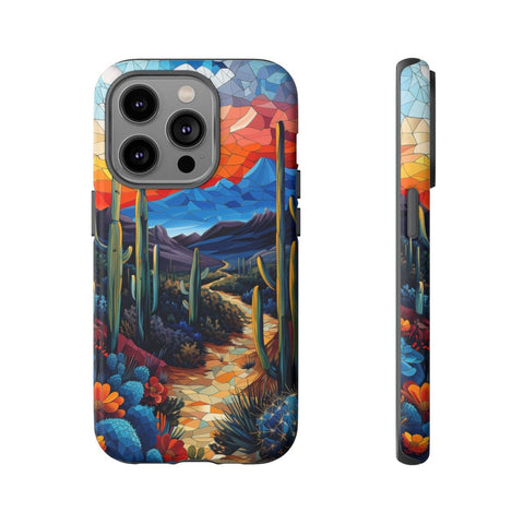 iPhone 14 | 14 Pro | 14 Plus | 14 Pro Max | 15 | 15 Pro | 15 Plus | 15 Pro Max β Artistic,Cacti,Desert,Sunset β front-and-side