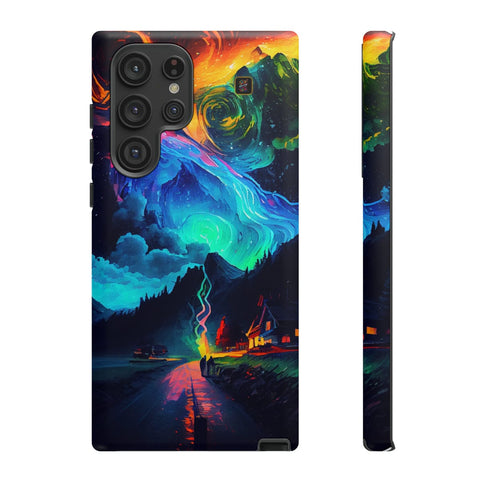 Galaxy S22 | S22 Plus | S22 Ultra | S23 | S23 Plus | S23 Ultra β Enchanted,Mountains,StarrySky,Vibrant β front-and-side