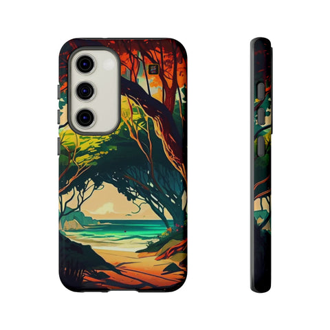 Galaxy S22 | S22 Plus | S22 Ultra | S23 | S23 Plus | S23 Ultra β AnimeBeach,EnchantedForest,TropicalVista,VibrantArtwork β front-and-side