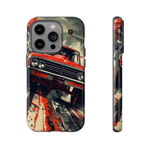 iPhone 14 | 14 Pro | 14 Plus | 14 Pro Max | 15 | 15 Pro | 15 Plus | 15 Pro Max β Artwork,BajaTruck,Racing,RedFlames β front-and-side