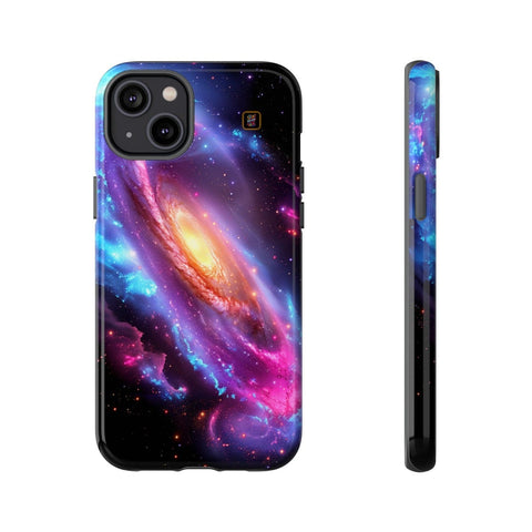iPhone 14 | 14 Pro | 14 Plus | 14 Pro Max | 15 | 15 Pro | 15 Plus | 15 Pro Max β Andromeda,Galaxy,Nebula,Wallpaper β front-and-side