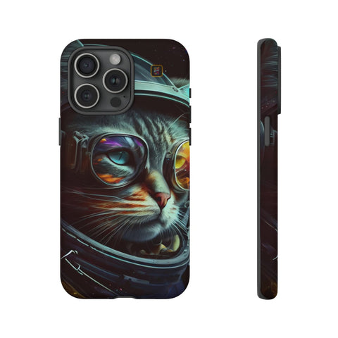 iPhone 14 | 14 Pro | 14 Plus | 14 Pro Max | 15 | 15 Pro | 15 Plus | 15 Pro Max β Astronaut,Cosmic,CosmonautKitty,VibrantEyes β front-and-side