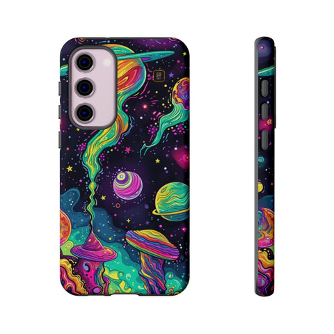 Galaxy S22 | S22 Plus | S22 Ultra | S23 | S23 Plus | S23 Ultra | S24 | S24 Plus | S24 Ultra – Cosmic,Enchanted,Planets,Vibrant – front-and-side