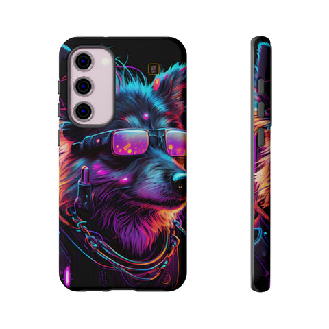 Galaxy S22 | S22 Plus | S22 Ultra | S23 | S23 Plus | S23 Ultra β Cyberdog,Neon,Glasses,Sunglasses β front-and-side