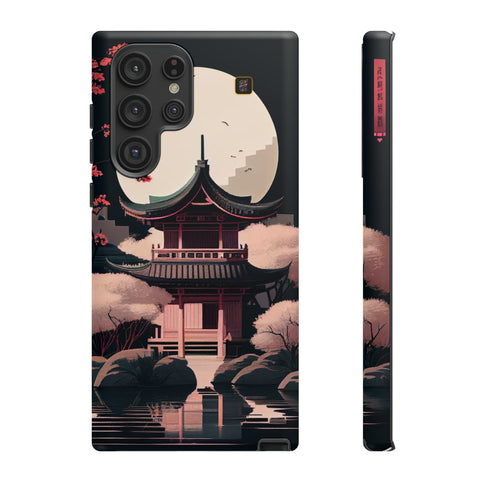 Galaxy S22 | S22 Plus | S22 Ultra | S23 | S23 Plus | S23 Ultra β CherryBlossoms,Enchanted,FantasyTemple,Moonlight β front-and-side