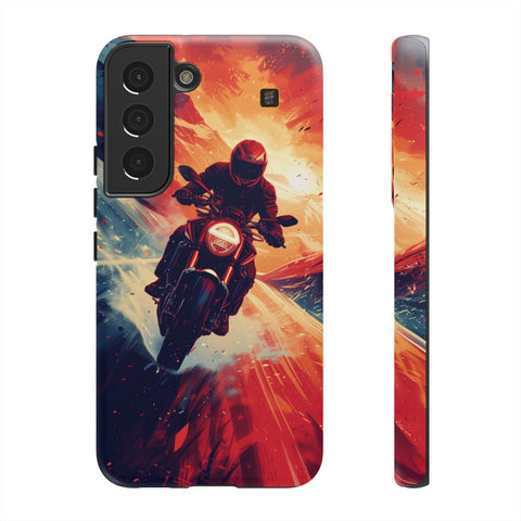 Galaxy S22 | S22 Plus | S22 Ultra | S23 | S23 Plus | S23 Ultra | S24 | S24 Plus | S24 Ultra β Adventure,Motorcycle,Sunset,Vector β front-and-side