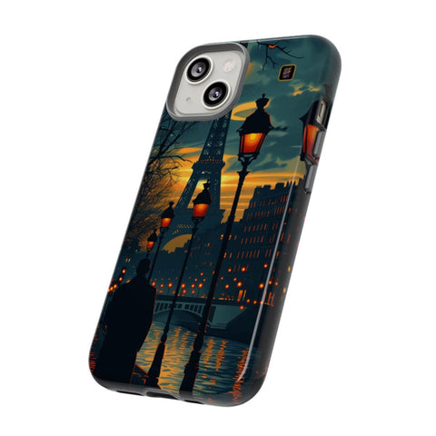 iPhone 14 | 14 Pro | 14 Plus | 14 Pro Max | 15 | 15 Pro | 15 Plus | 15 Pro Maxβ Eiffel,Twilight,Parisian,Streetlamps β side