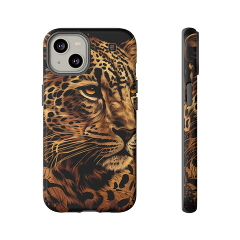 iPhone 14 | 14 Pro | 14 Plus | 14 Pro Max | 15 | 15 Pro | 15 Plus | 15 Pro Max β Fierce,Leopard,SavannaKing,VectorArt β front-and-side