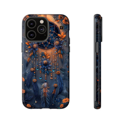 iPhone 14 | 14 Pro | 14 Plus | 14 Pro Max | 15 | 15 Pro | 15 Plus | 15 Pro Max β Beads,Dreamcatcher,Enchanted,Feathers β front-and-side