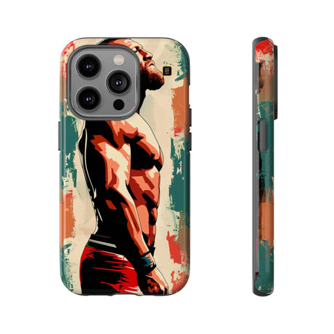 iPhone 14 | 14 Pro | 14 Plus | 14 Pro Max | 15 | 15 Pro | 15 Plus | 15 Pro Max β Beard,Fighter,Portrait,RetroWave β front-and-side