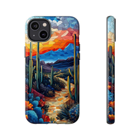 iPhone 14 | 14 Pro | 14 Plus | 14 Pro Max | 15 | 15 Pro | 15 Plus | 15 Pro Max β Artistic,Cacti,Desert,Sunset β front-and-side
